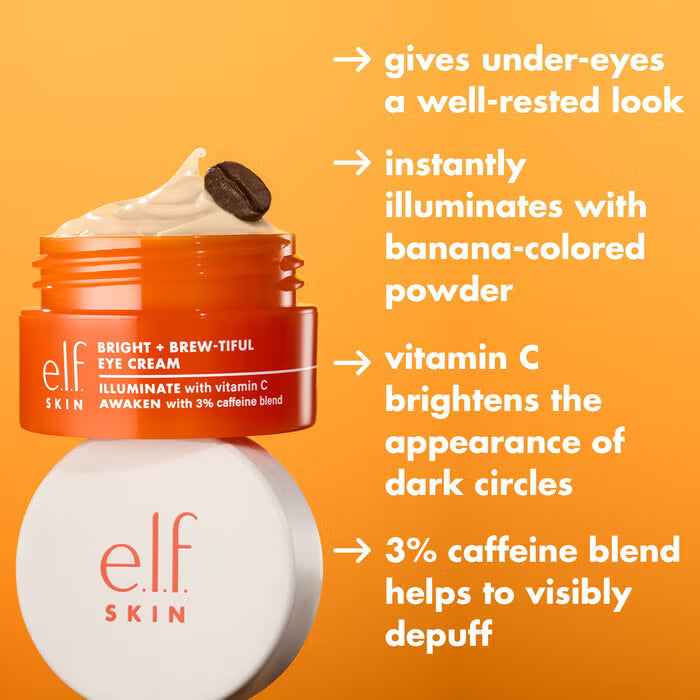 e.l.f - Bright + Brew-tiful Eye Cream | 6.5 g