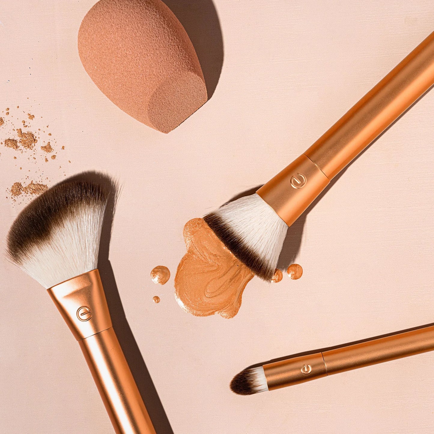 Ecotools - Precious Metal Face Blend And Sculpt Kit
