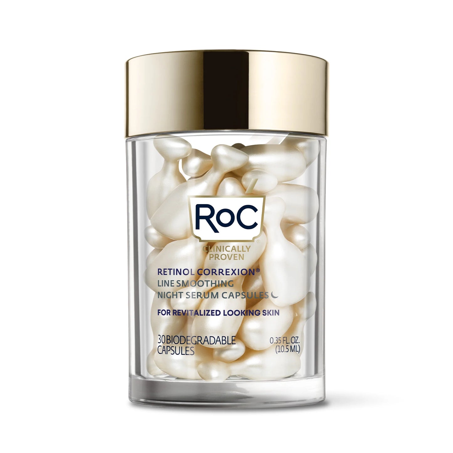 ROC - RETINOL CORREXION® Line Smoothing Night Serum Capsules | 2x40 capsules