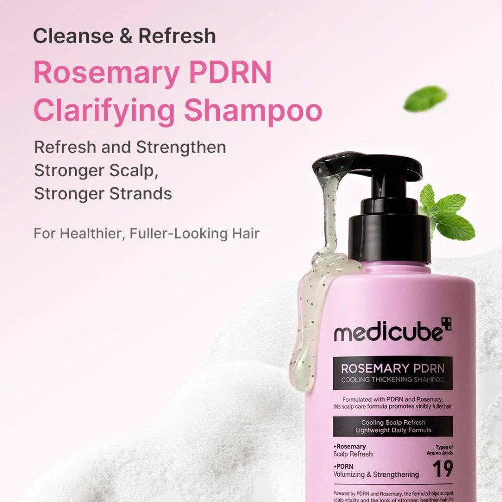 MEDICUBE - ROSEMARY PDRN COOLING THICKENING SHAMPOO | 400 ML