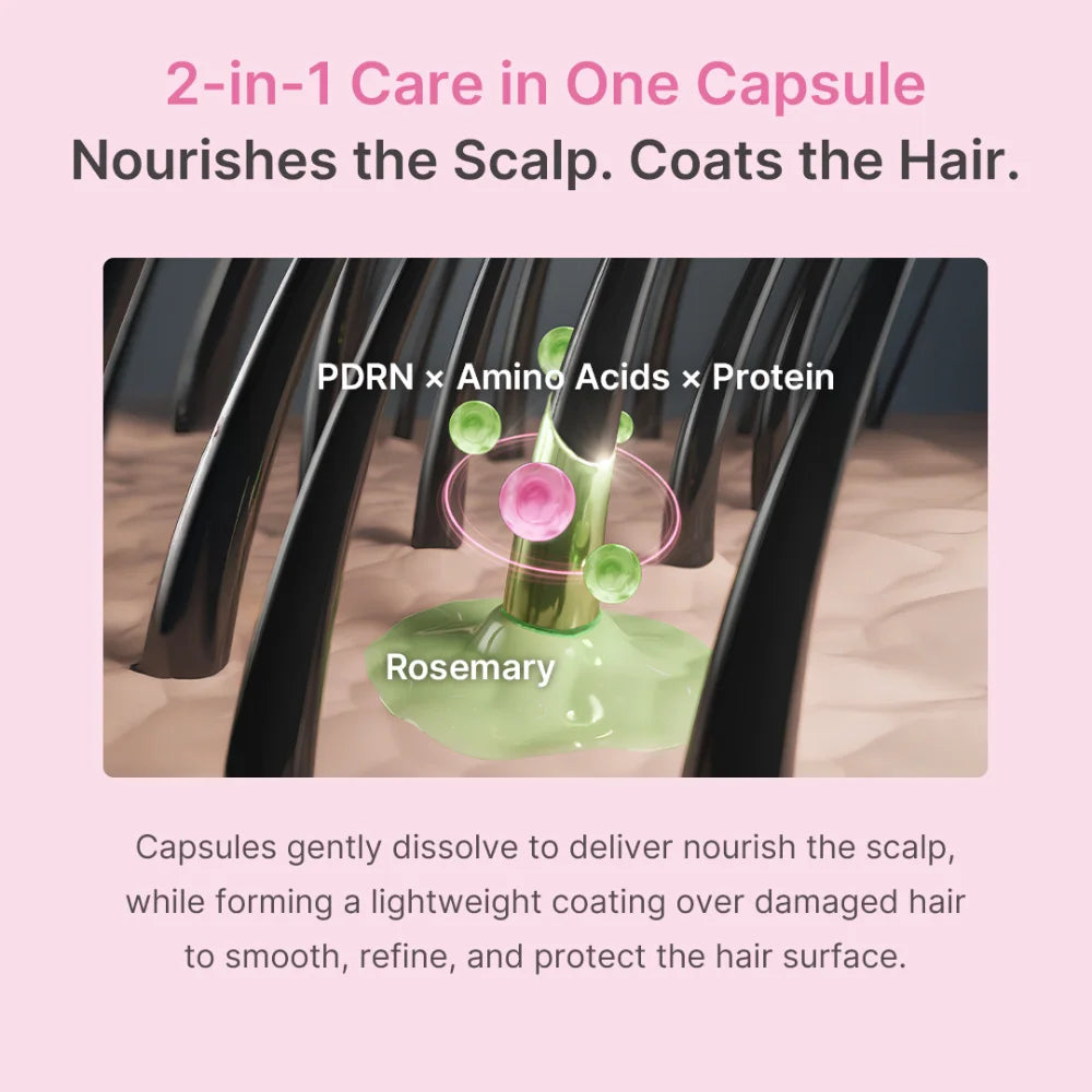 MEDICUBE - PDRN + ROSEMARY CAFFEINE 10,000 PPM SCALP SERUM | 20 ML