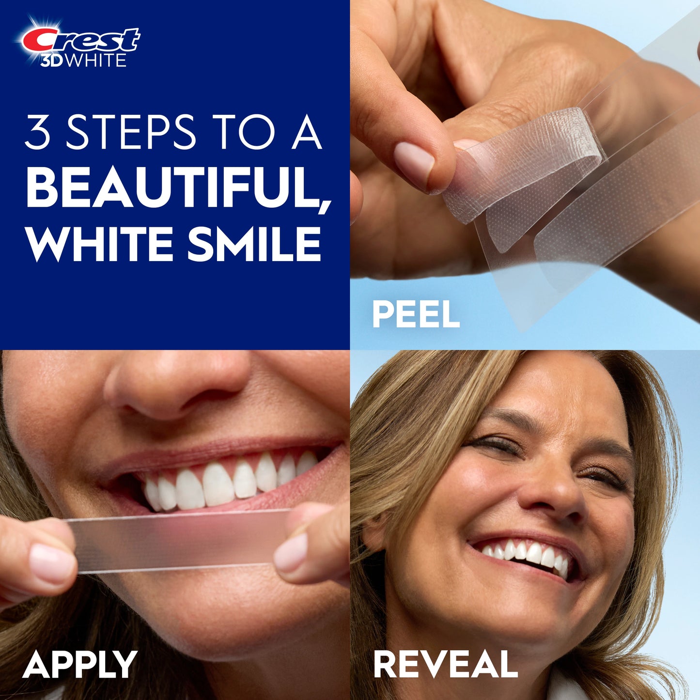 CREST 3D WHITESTRIPS AGE RENEW 21 TREATMENTS, 28 LEVELS WHITER