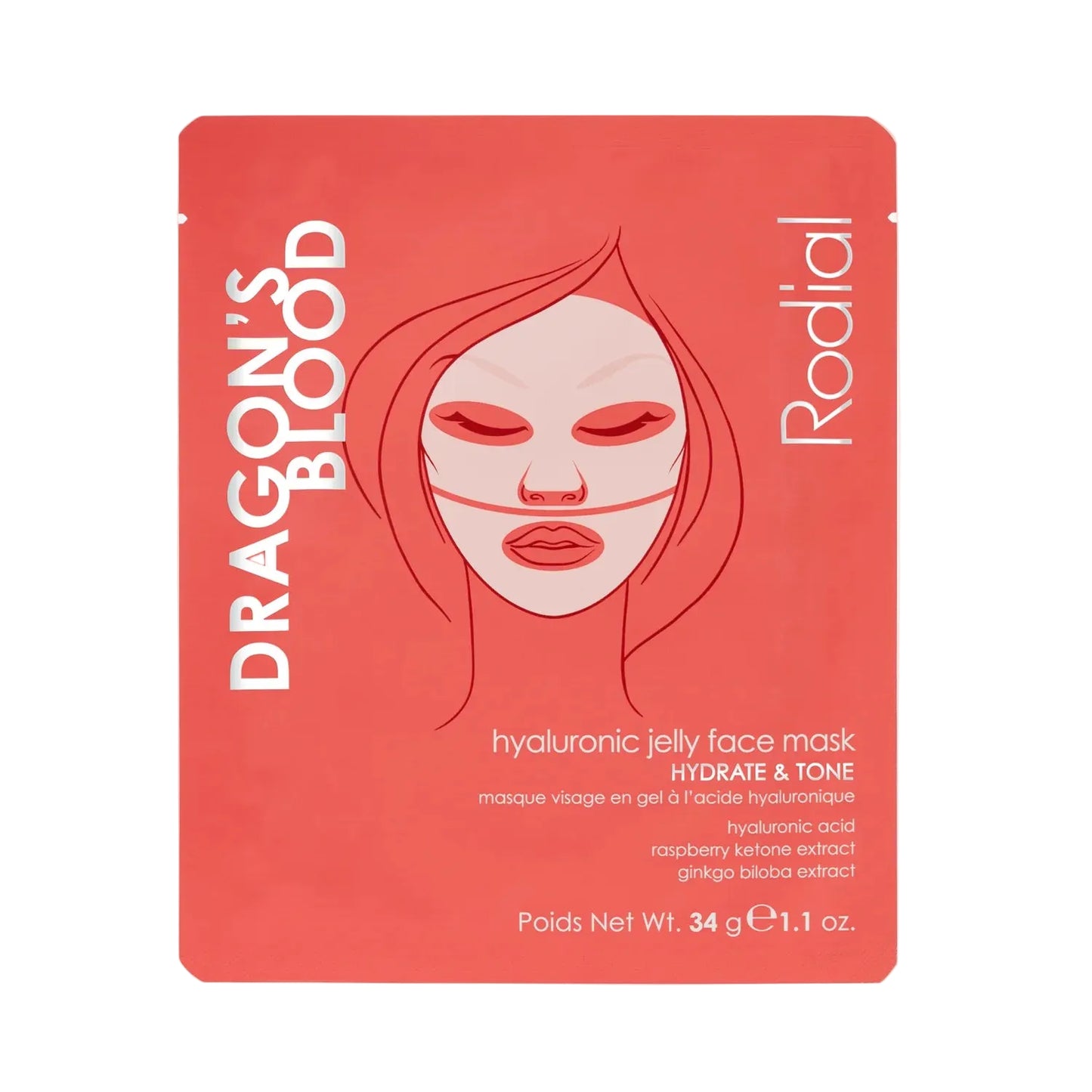 Rodial - Dragon's Blood Hyaluronic Jelly Face Mask