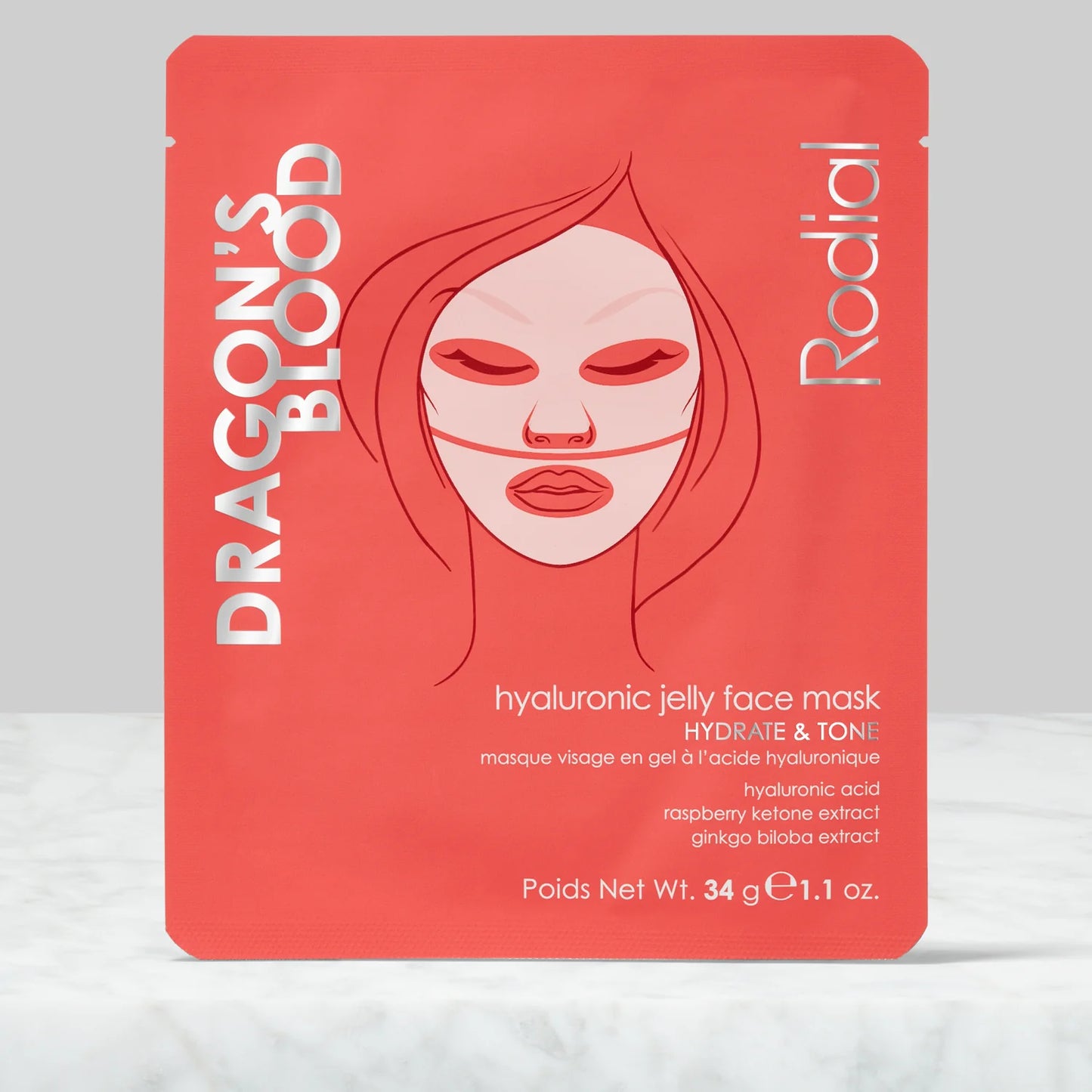 Rodial - Dragon's Blood Hyaluronic Jelly Face Mask