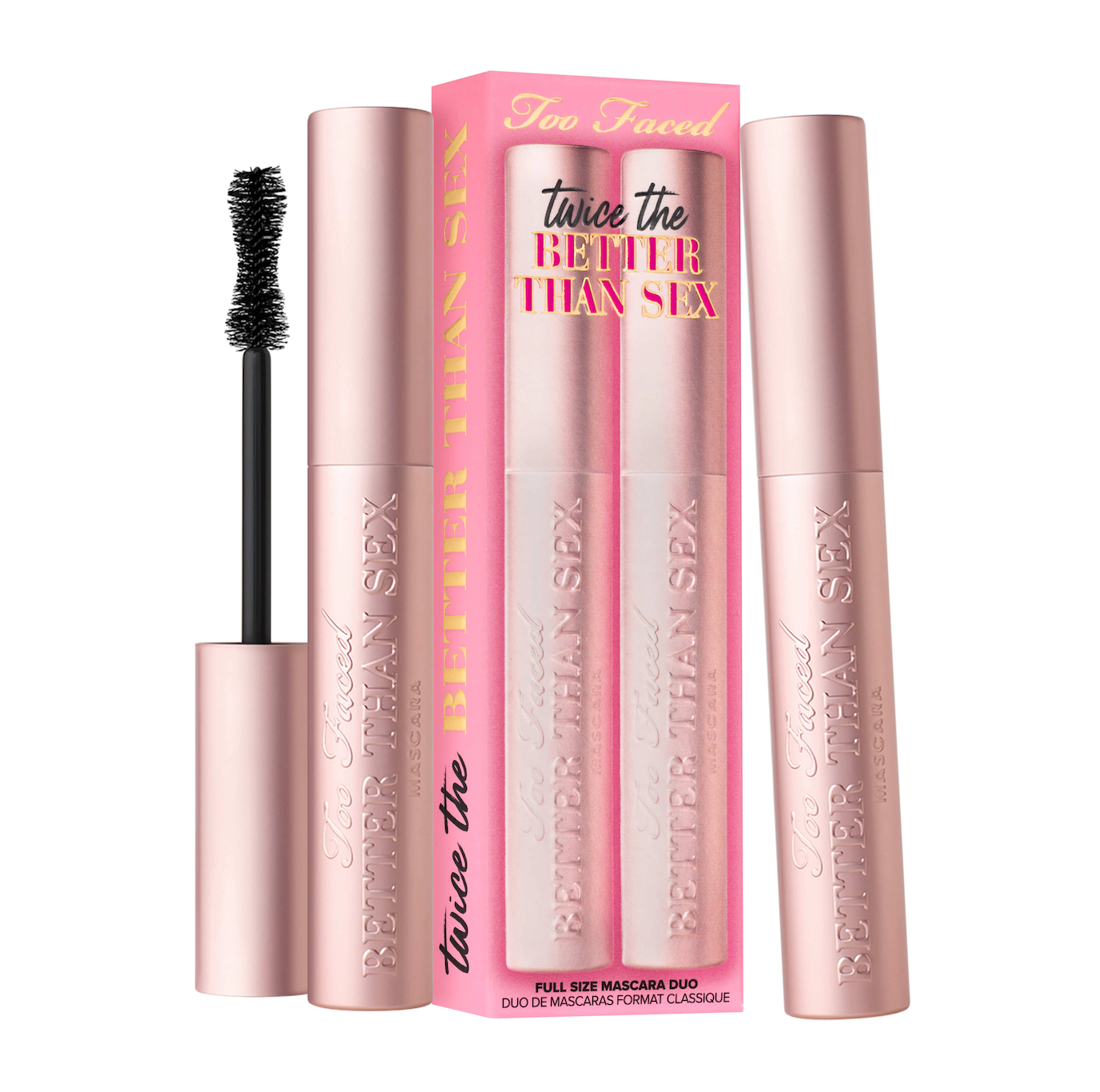 Too Faced - Twice The Better Than Sex: Full Size Mascara Duo