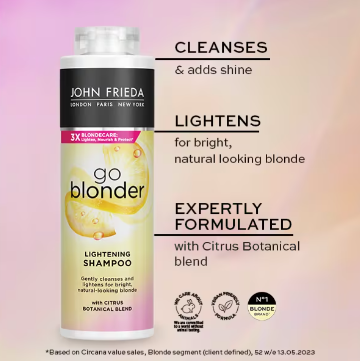 John Frieda - Go Blonder Lightening Shampoo | 500 mL