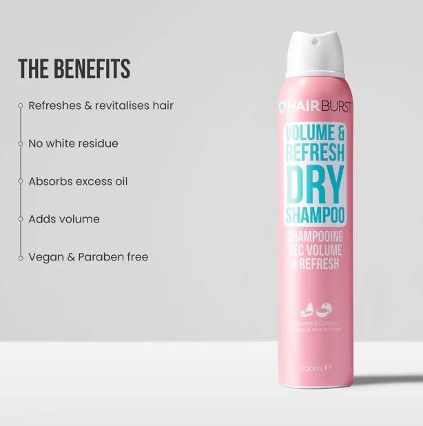 HAIRBURST - Volume & Refresh Dry Shampoo | 200 ML