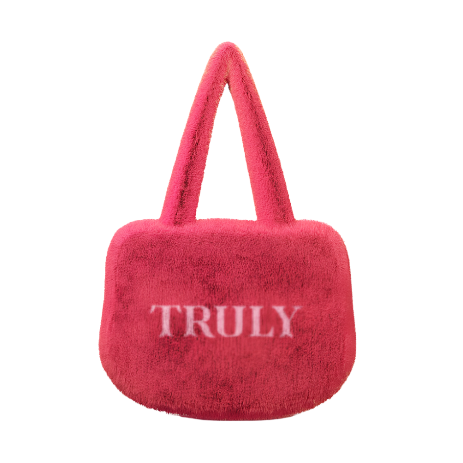 Truly - Pink Fuzzy Bag