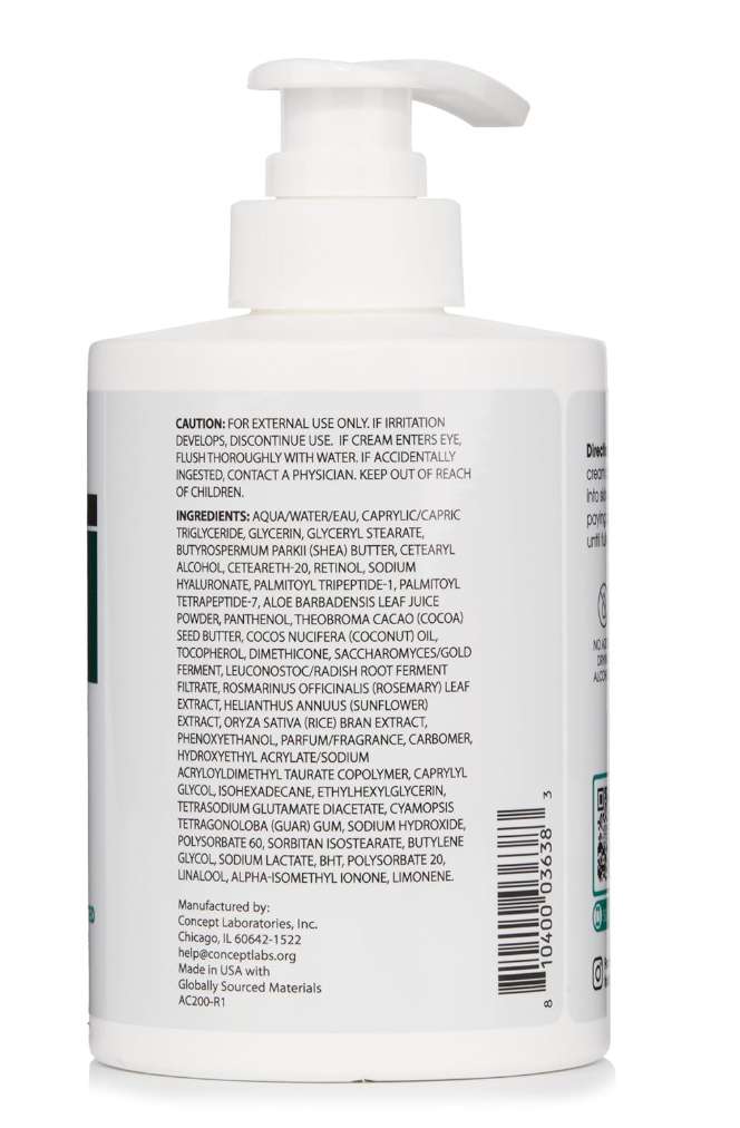 ADVANCED CLINICALS - Retinol + VITAMIN E Body Lotion | 444 ML