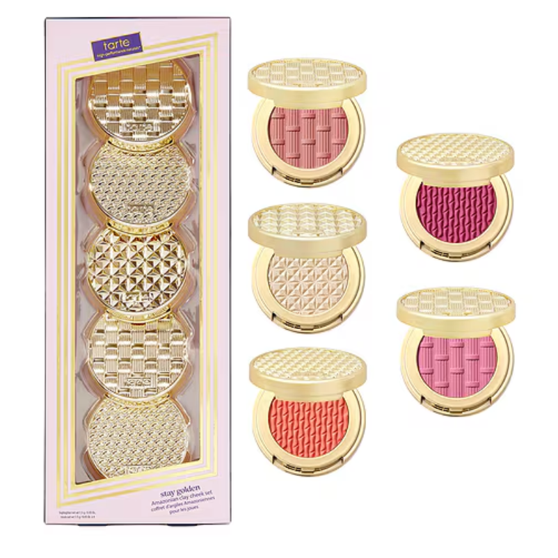 tarte - stay golden Amazonian clay cheek set | pinks and corals