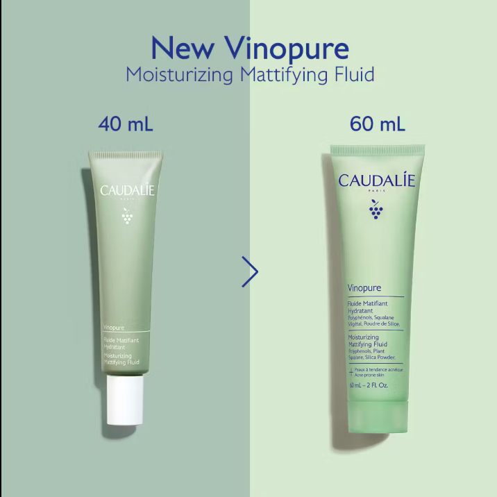 CAUDALIE - VINOPURE MOISTURIZING MATTIFYING FLUID | 60 ML
