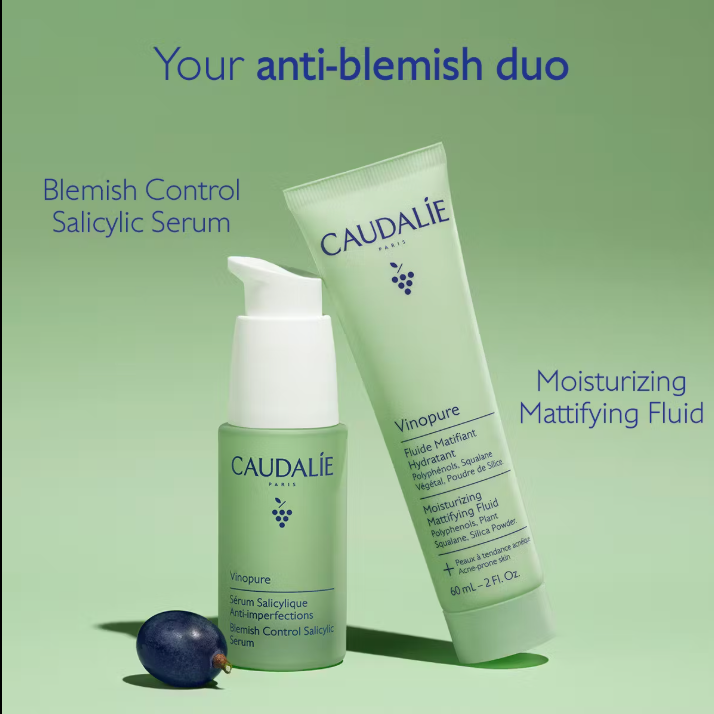 CAUDALIE - VINOPURE MOISTURIZING MATTIFYING FLUID | 60 ML