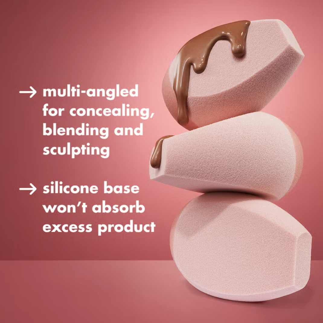 e.l.f - Halo Glow Angled Silicone Face Sponge