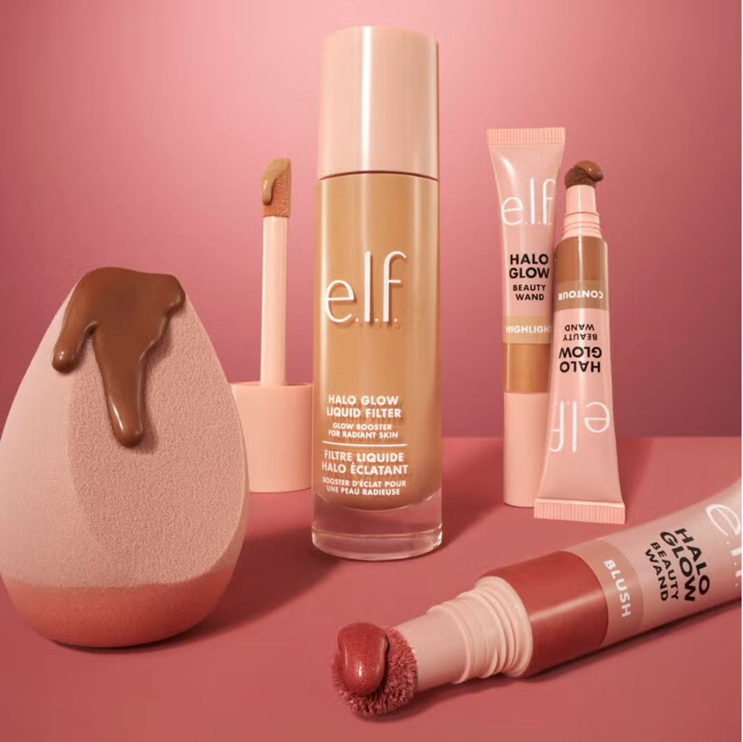 e.l.f - Halo Glow Angled Silicone Face Sponge
