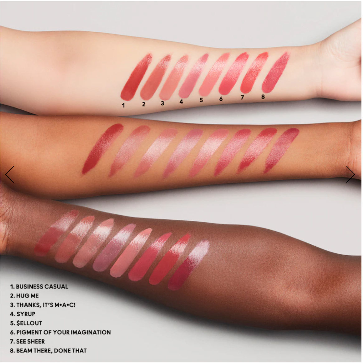 MAC - LUSTREGLASS LIPSTICK