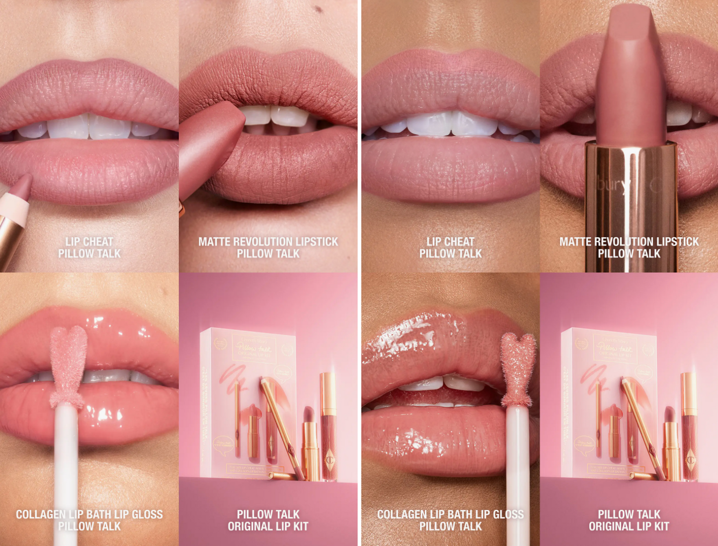 CHARLOTTE TILBURY - PILLOW TALK ORIGINAL LIP KIT