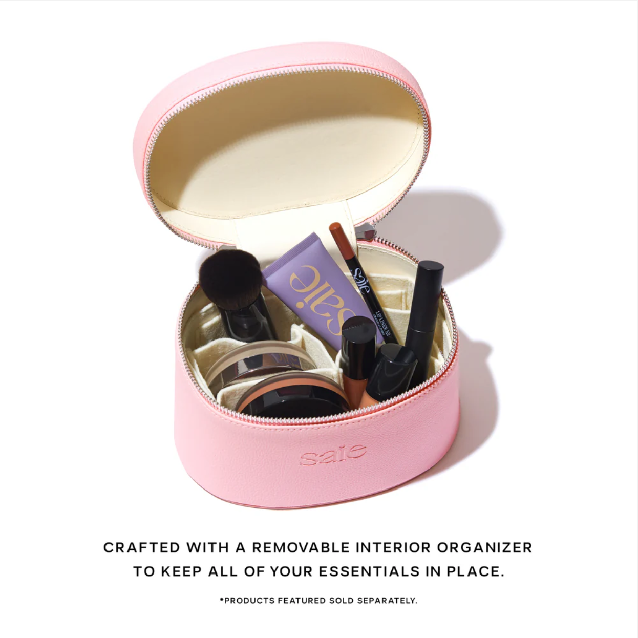 Saie - The Mini Vanity Case | Light Pink
