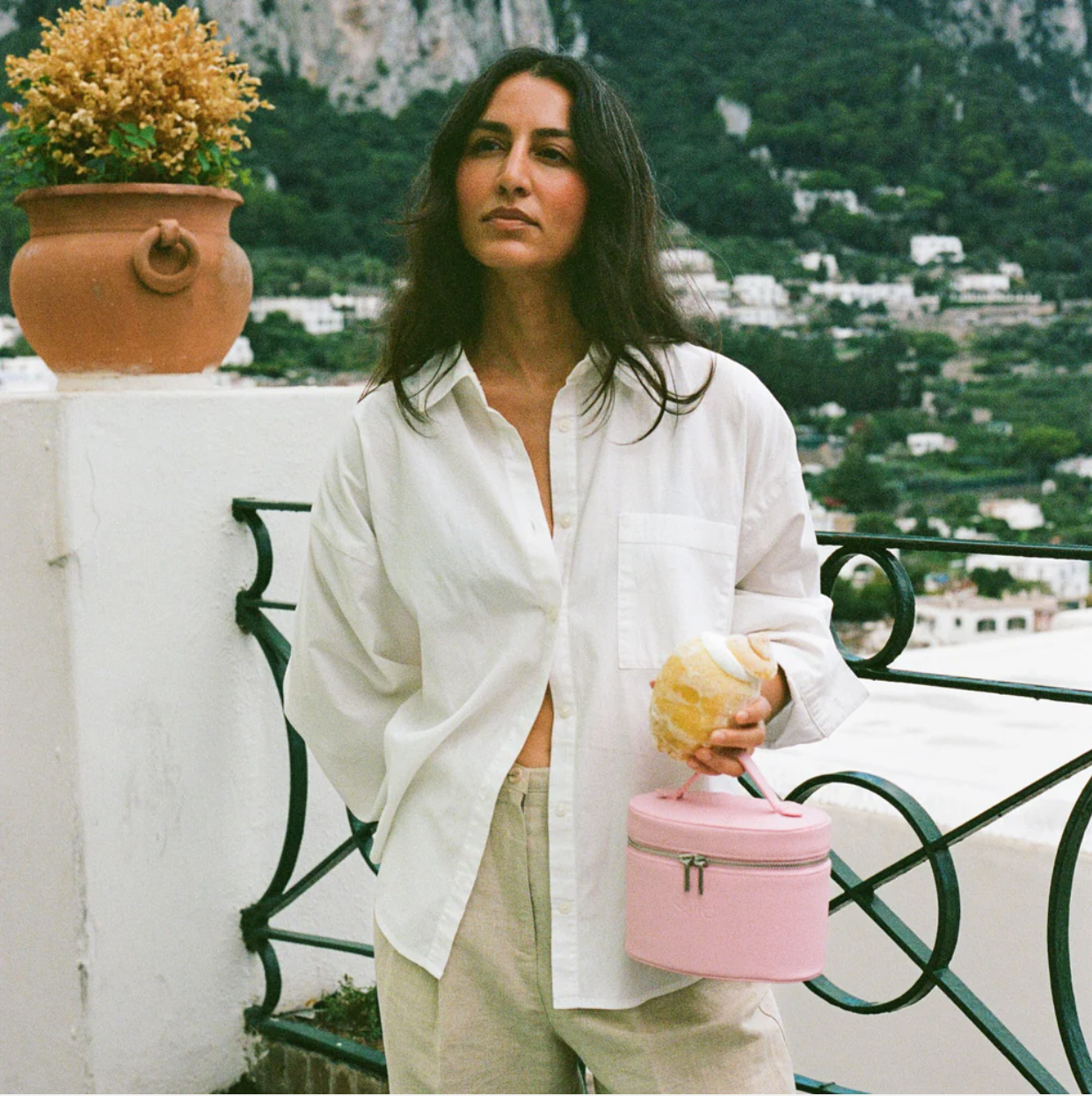 Saie - The Mini Vanity Case | Light Pink