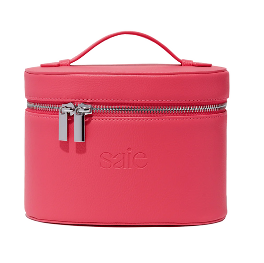 Saie - The Mini Vanity Case | Fuchsia