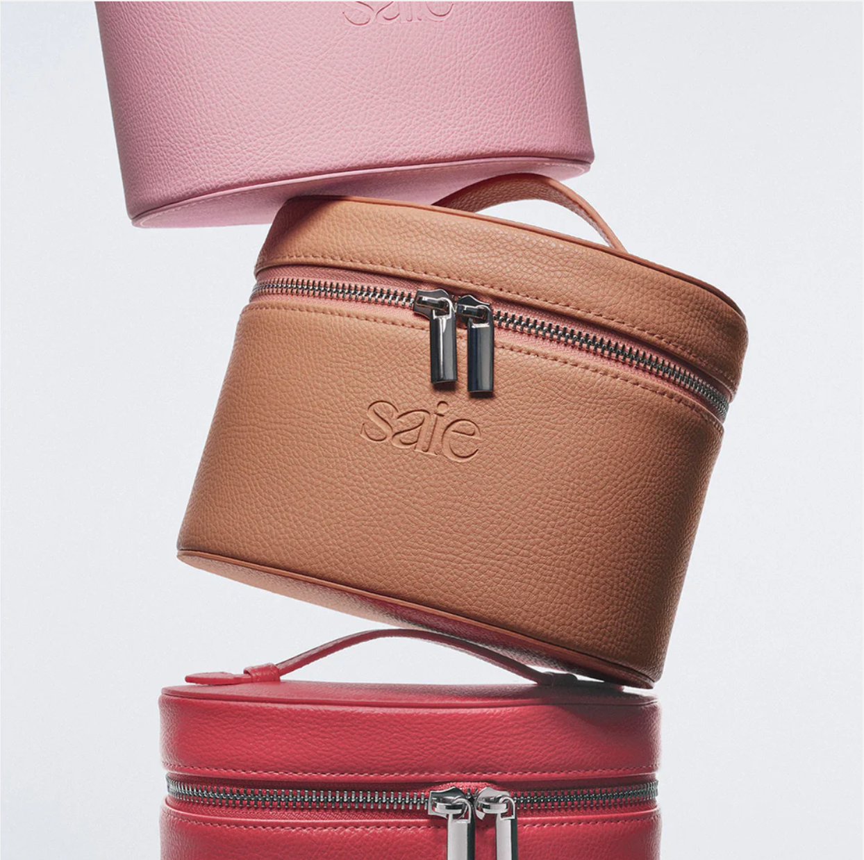 Saie - The Mini Vanity Case | Peach