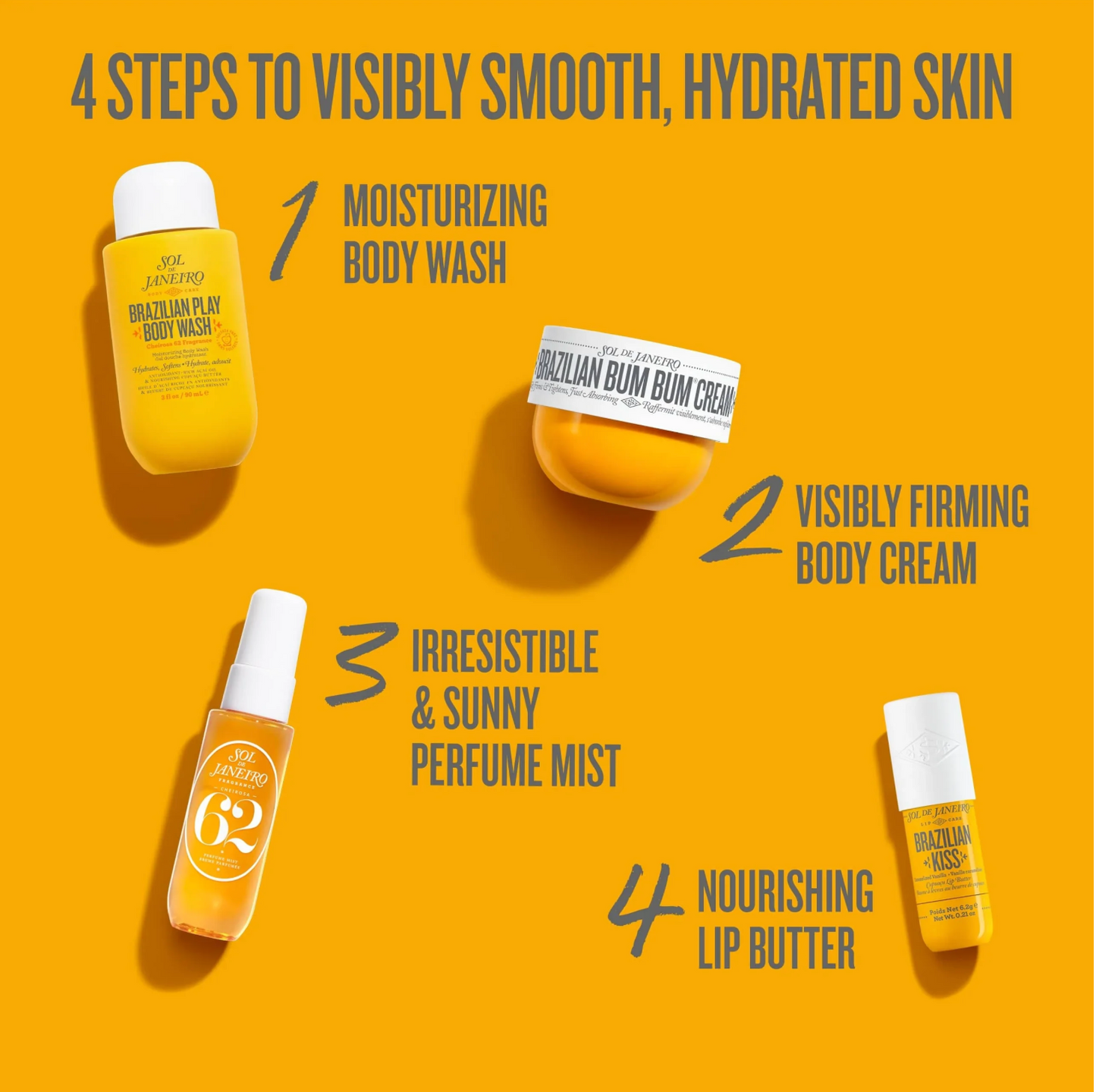 Sol de Janeiro - Smooth and glow Bum Bum Body Routine Set