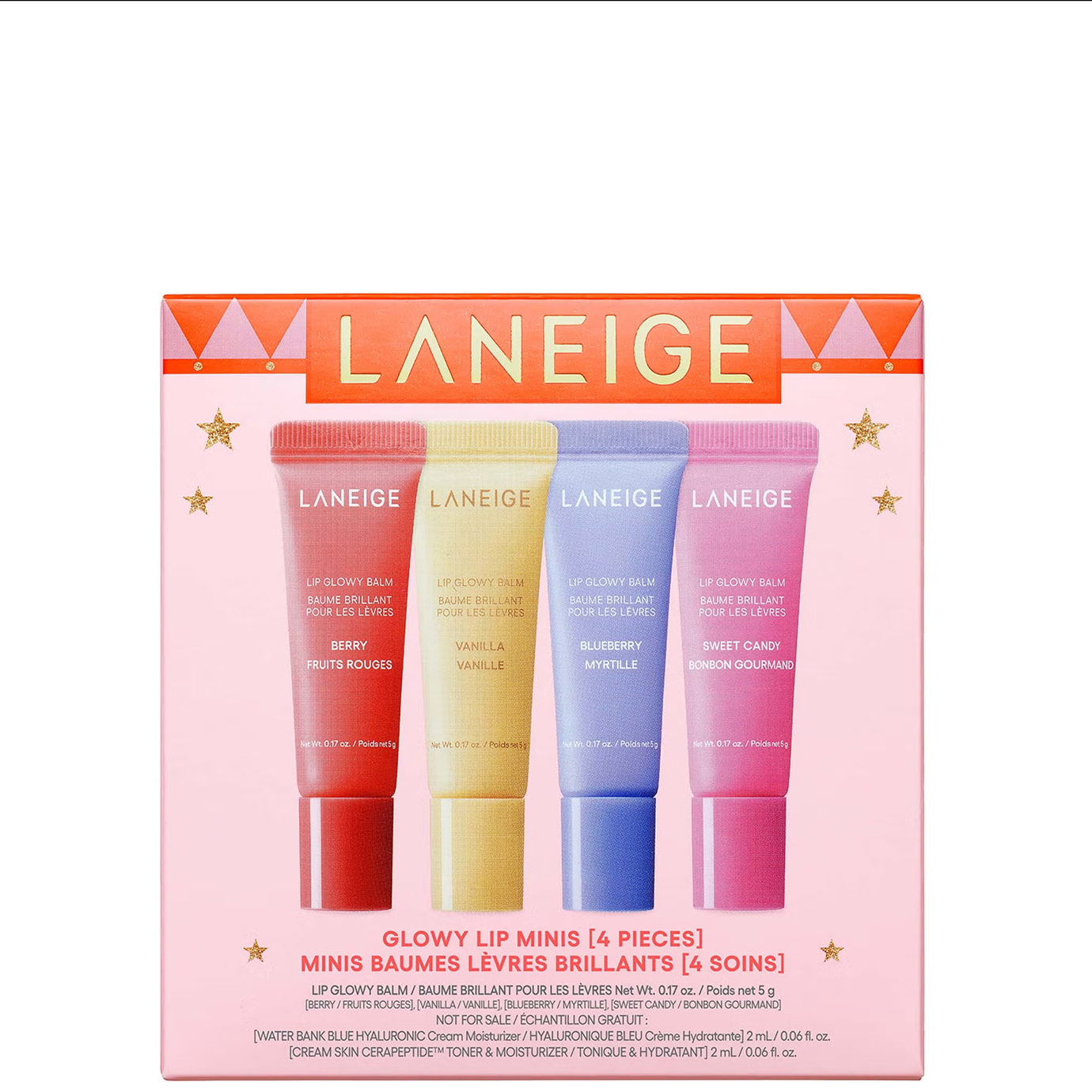 LANEIGE - Mini Lip Glowy Balm Set (Version 2) 2025-2026