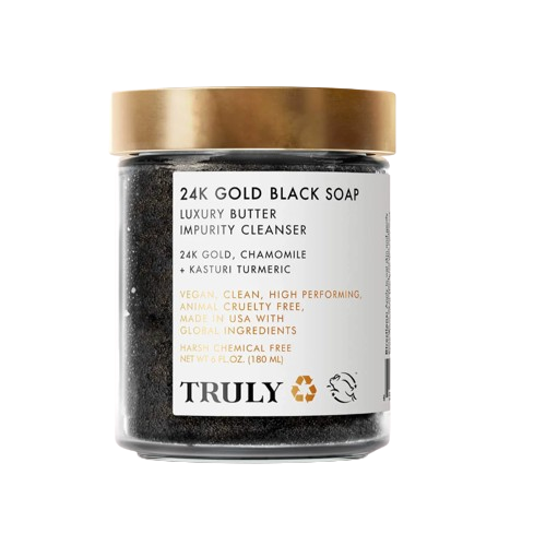 Truly - 24K Gold Black Soap Luxury Butter Impurity Cleanser | 180 mL