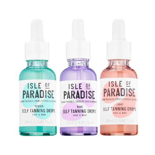 Isle of Paradise - Self Tanning Natural Glow Face Drops