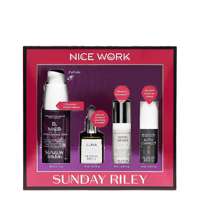 Sunday Riley - Nice Work Niacinamide 4-pc Set