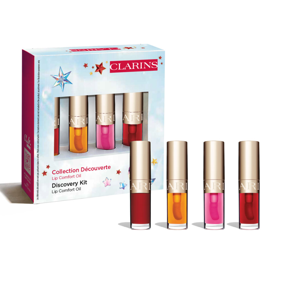 Clarins - Lip Comfort Oil Discovery Kit Beautiful Lips Collection – Red Edition