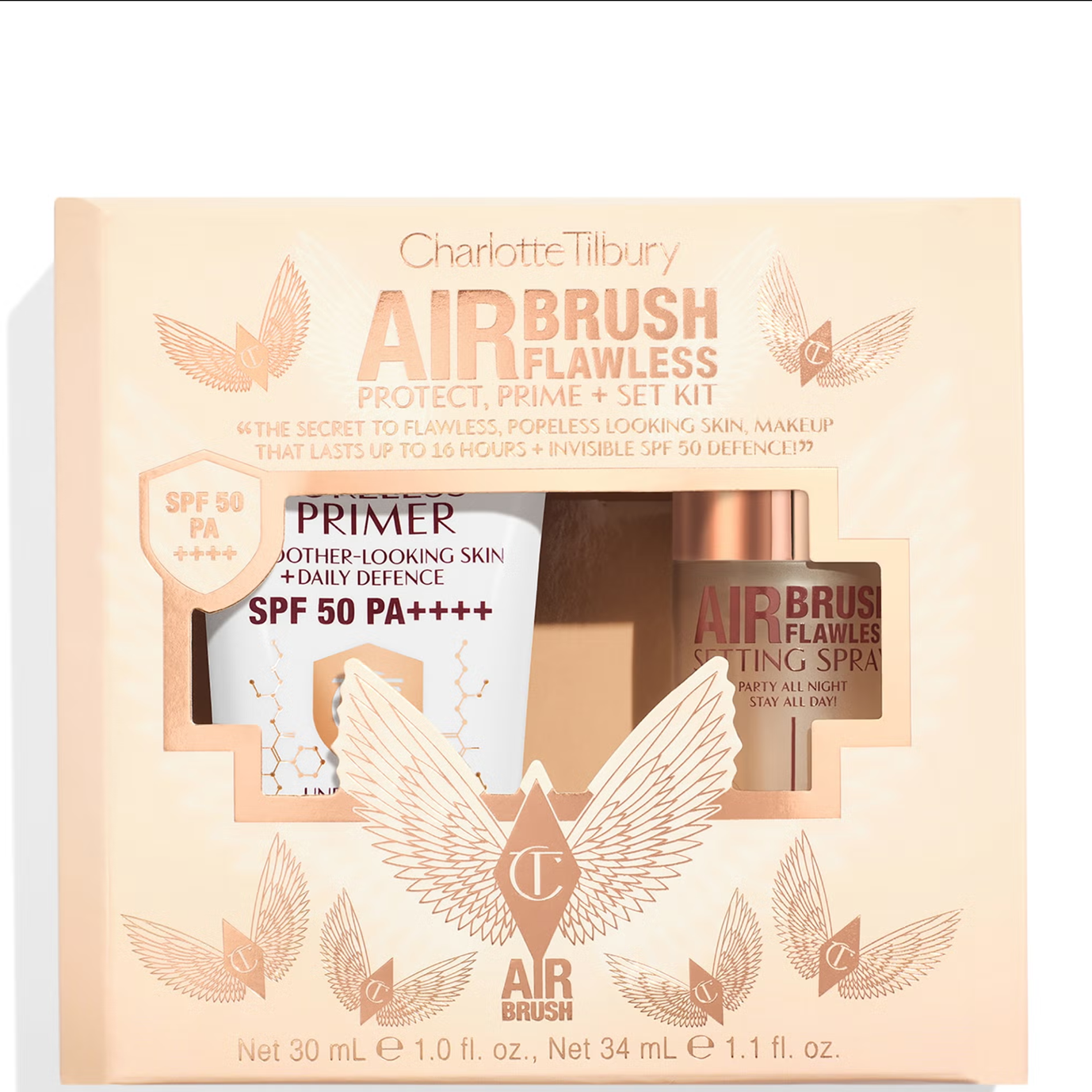 Charlotte Tilbury - Airbrush Flawless Protect, Prime + Set Kit