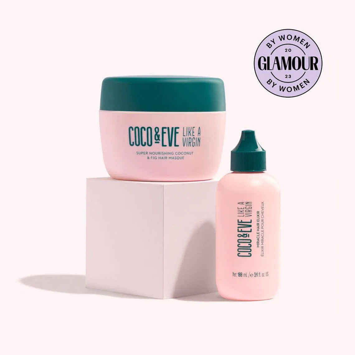 Coco & Eve - Like a Virgin Hair Masque - Coconut & Fig Hair Mask for Dry Damaged hair with Shea Butter & Argan Oil | 212 mL