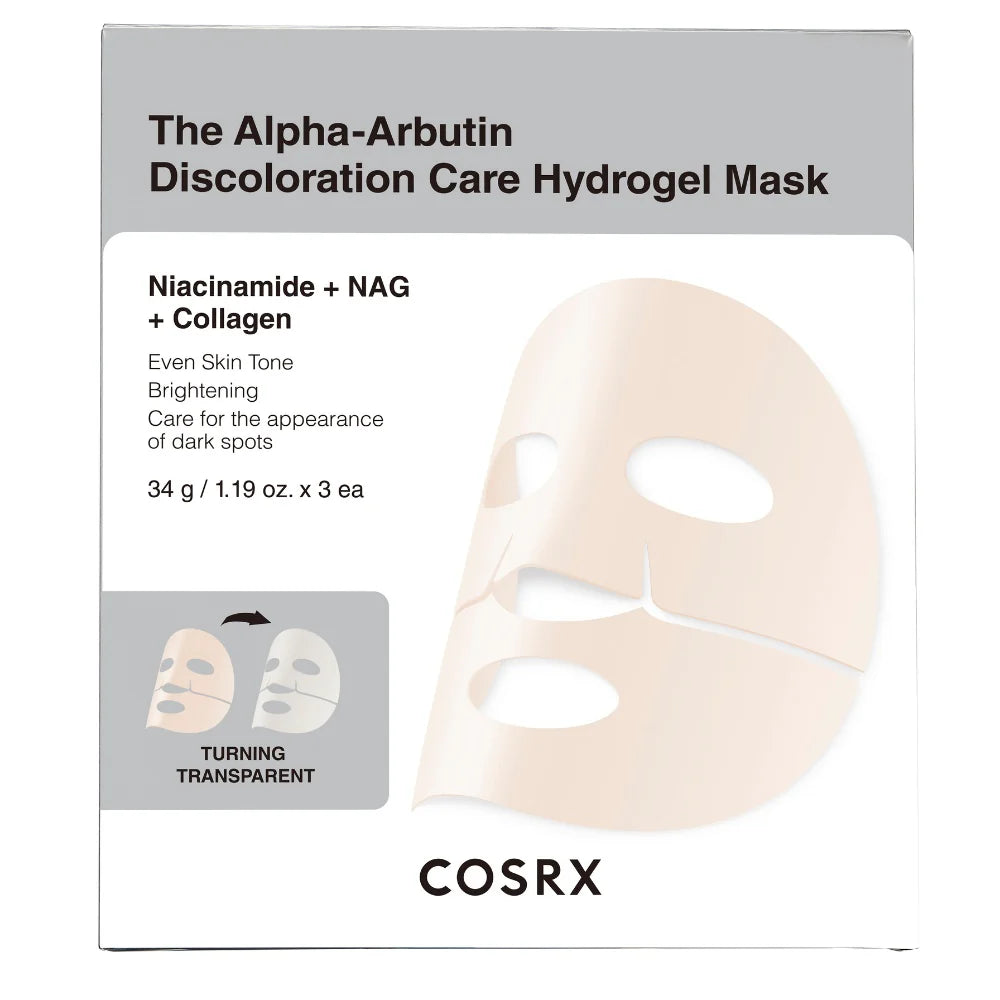 COSRX - The Alpha-Arbutin Discoloration Care Hydrogel Mask_3ea
