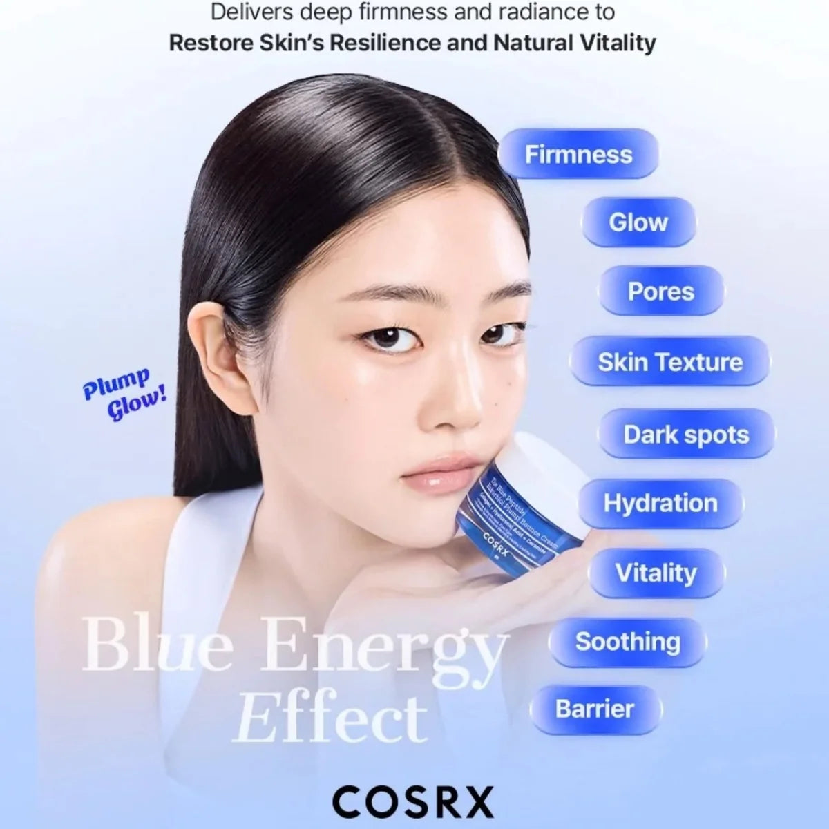 COSRX - The Blue Peptide Bakuchiol Plump Bounce Cream | 50g