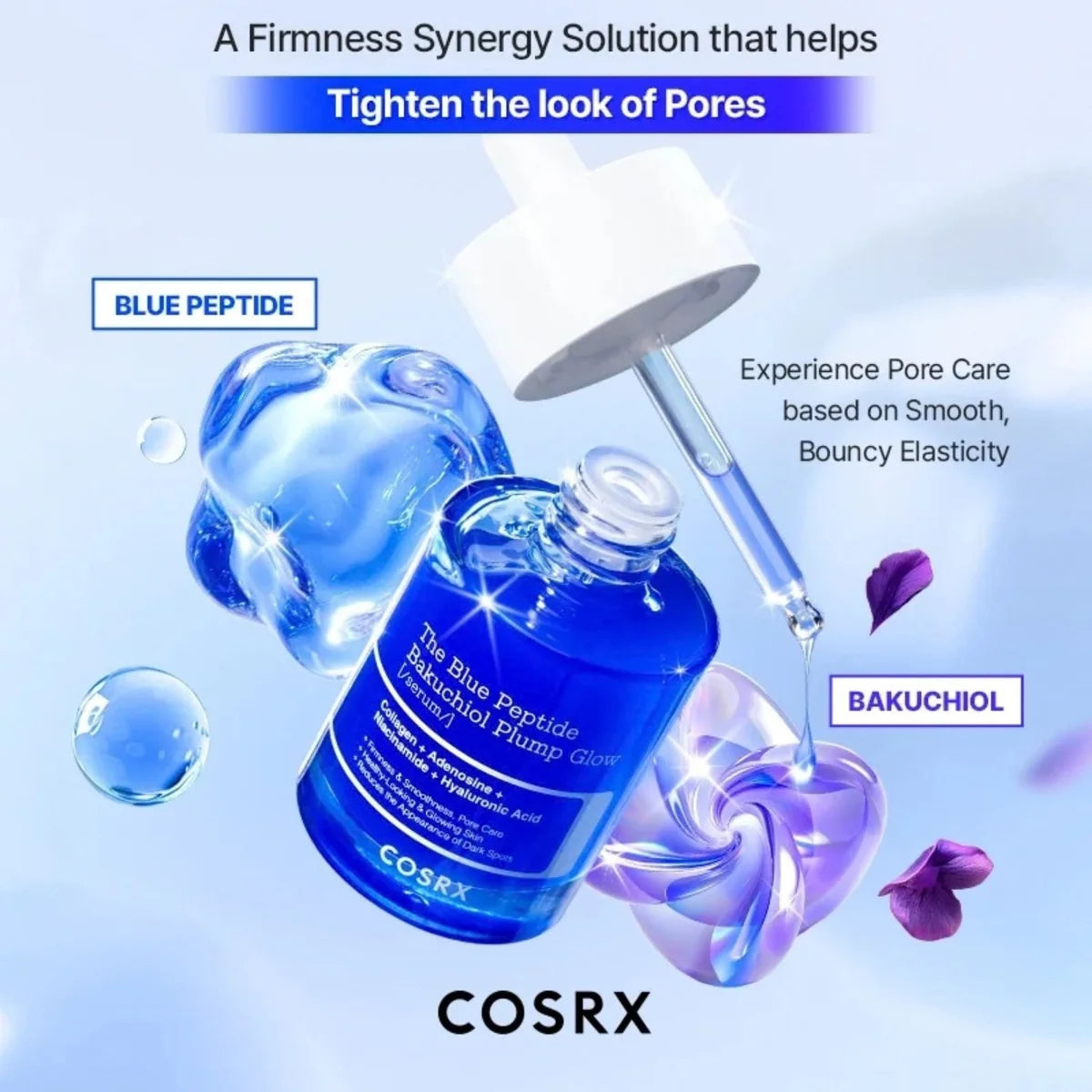 COSRX - The Blue Peptide Bakuchiol Plump Glow Serum | 50mL