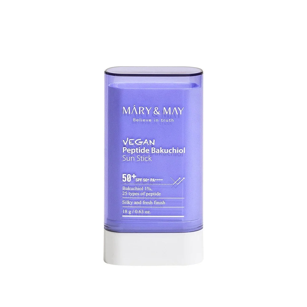 MARY&MAY - Vegan Peptide Bakuchiol Sun Stick SPF50+ PA++++ | 18g