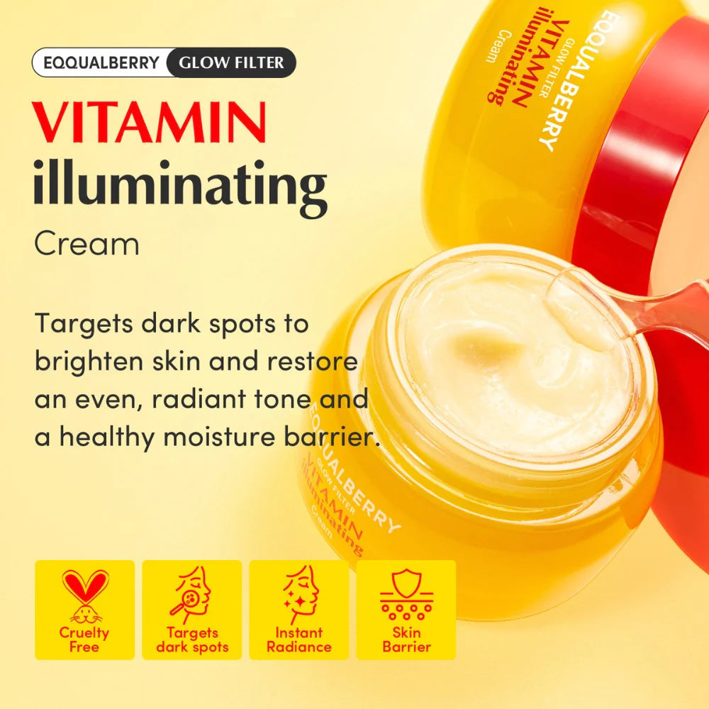 EQQUALBERRY - Vitamin illuminating Cream | 50 mL