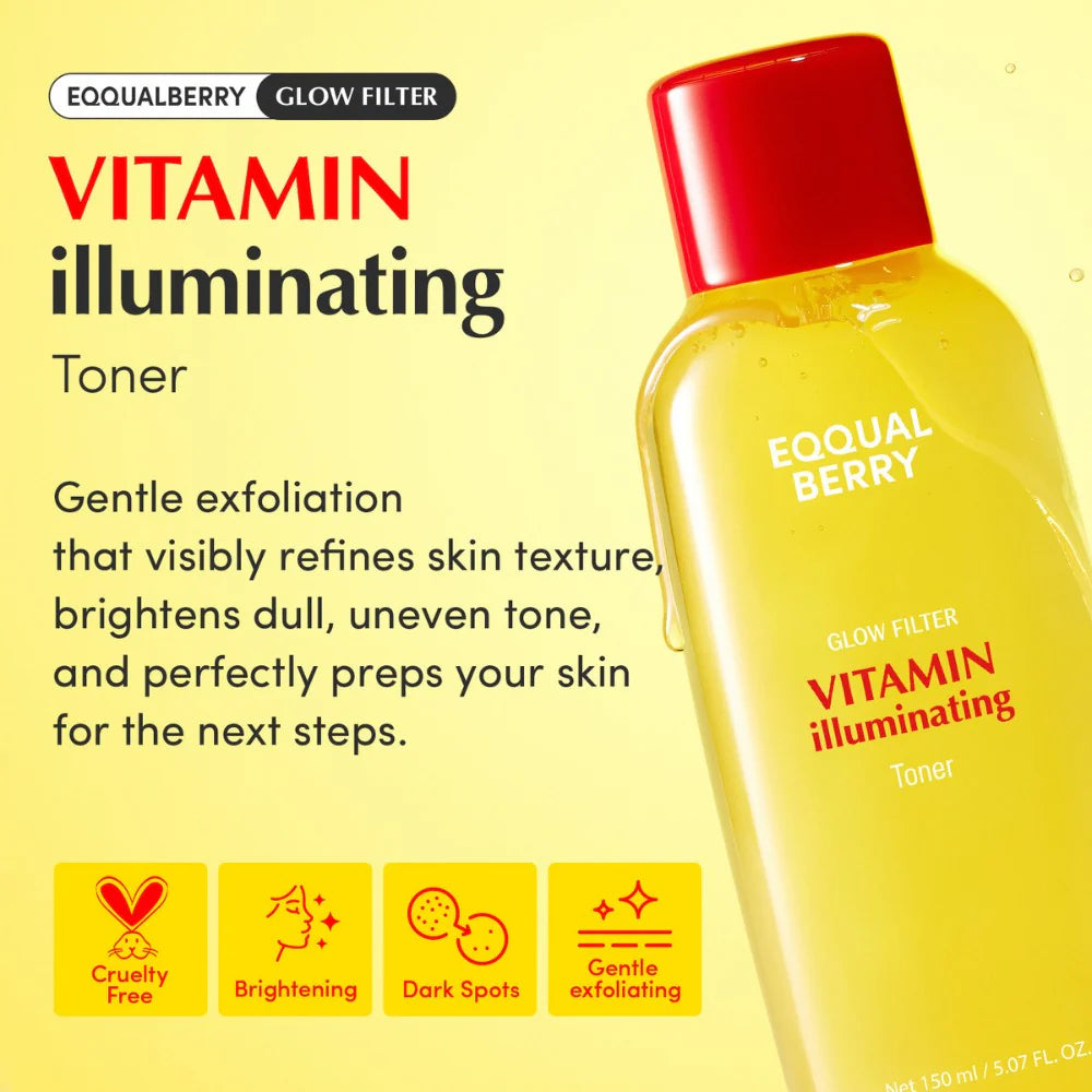 EQQUALBERRY - Vitamin illuminating Toner | 150 ML