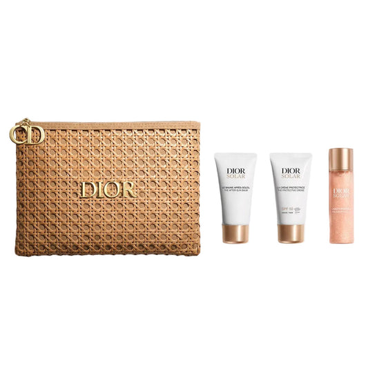 Dior Solar - Solar Travel Essentials Set 2026 limited edition with Raffia pouch