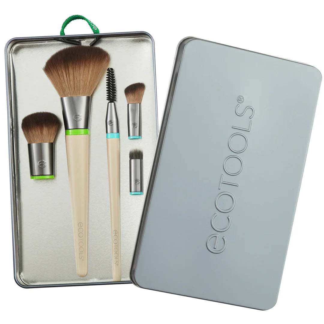 Ecotools - Interchangeables Daily Essentials Total Face Makeup Brush Kit