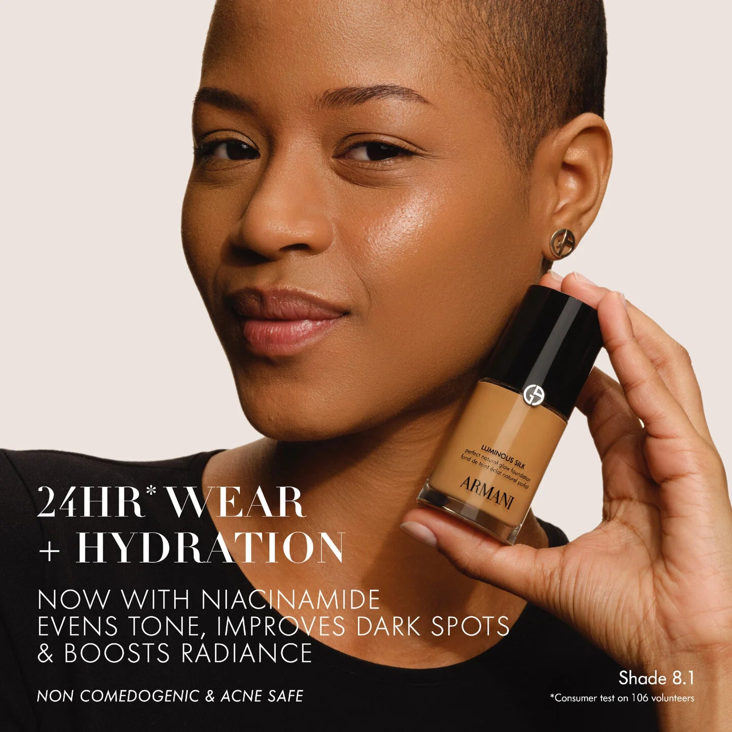 Armani Beauty - Luminous Silk Natural Glow Blurring Liquid Foundation with 24 Hour Wear | 30 mL