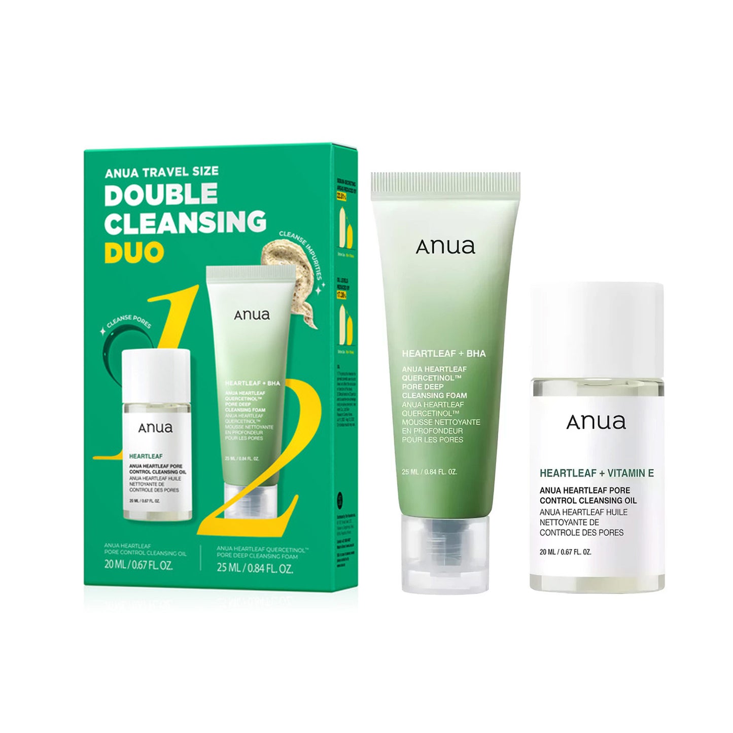 Anua - Travel Size Double Cleansing Duo Set