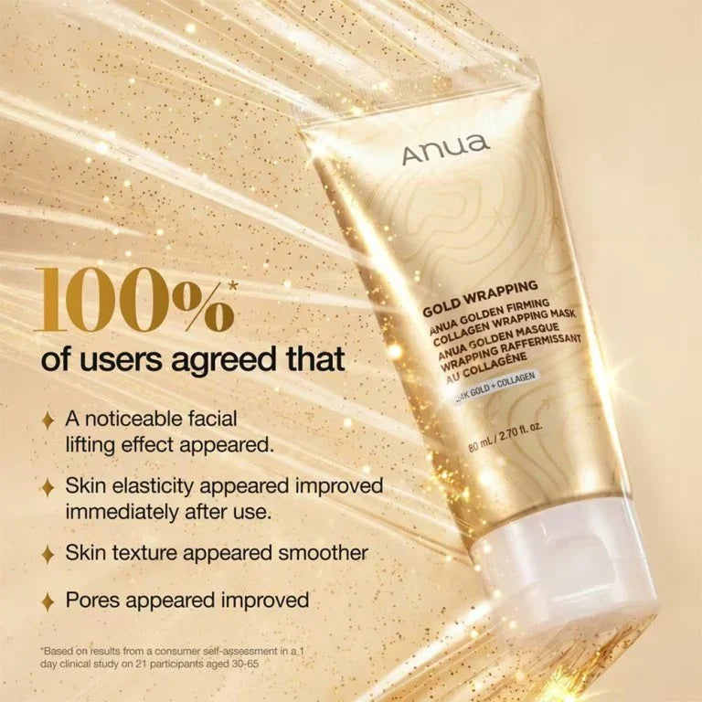 Anua - Kpop Demon Hunters Golden Firming Collagen Wrapping Mask | 80 mL