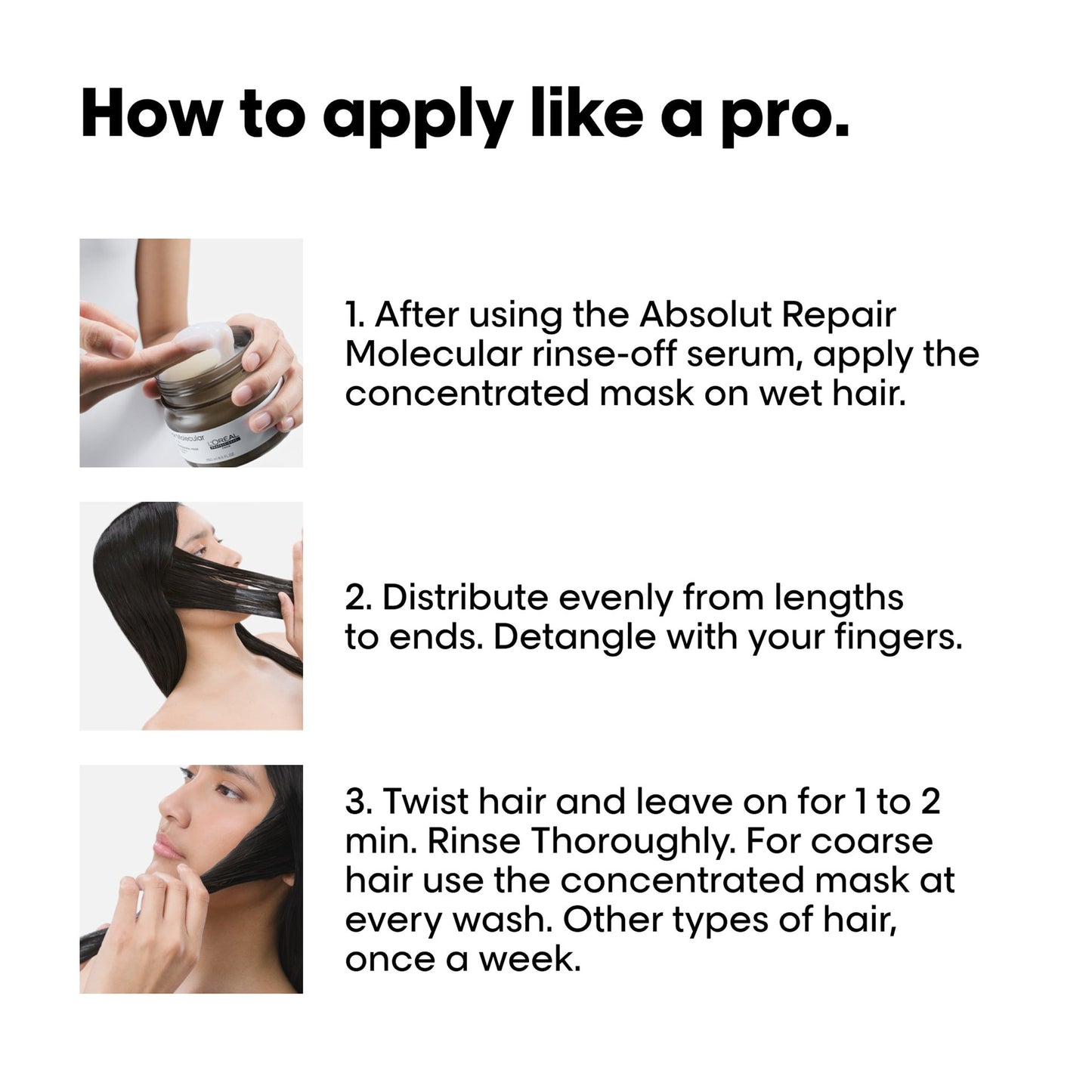 L'Oréal Professionnel Paris - Absolut Repair Molecular MAsk | 250 mL