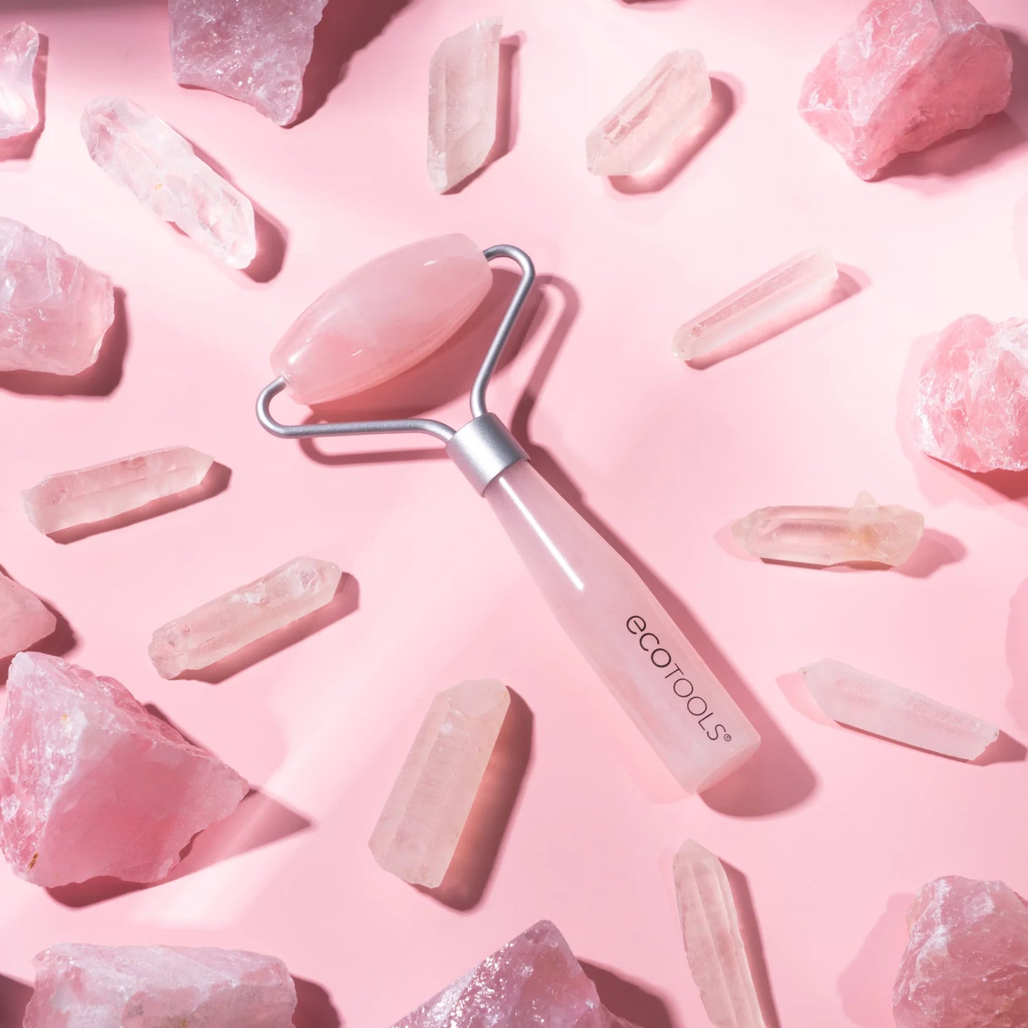Ecotools - Mini Rose Quartz Facial Roller