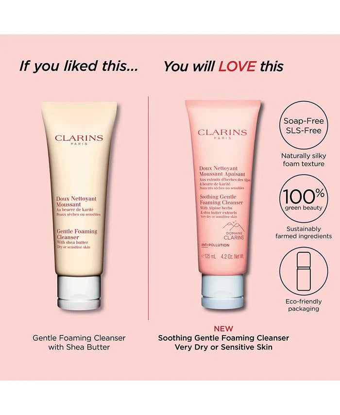 CLARINS - SOOTHING GENTLE FOAMING CLEANSER | 125 ML