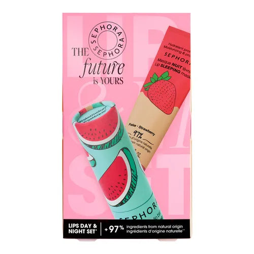SEPHORA COLLECTION - The Future Is Yours Lips Day & Night Set | Strawberry + Watermelon