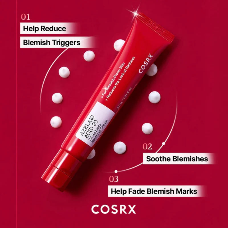 COSRX - Azelaic Acid 20 B5 Redness Soothing Cream