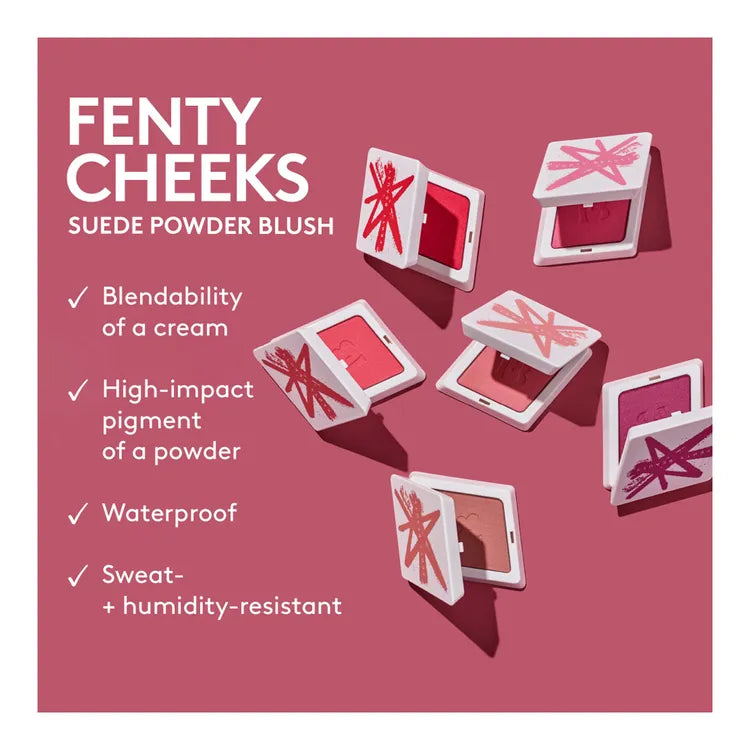 Fenty Beauty by Rihanna - Fenty Cheeks Suede Waterproof Powder Blush