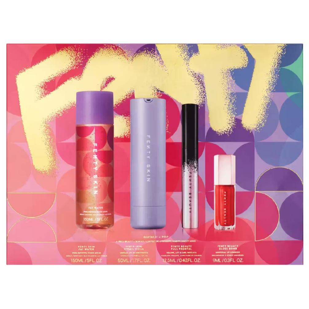 Fenty Beauty x Skin - Quench & Pop 4 Full Size Piece Beauty & Skin Set | Limited Edition